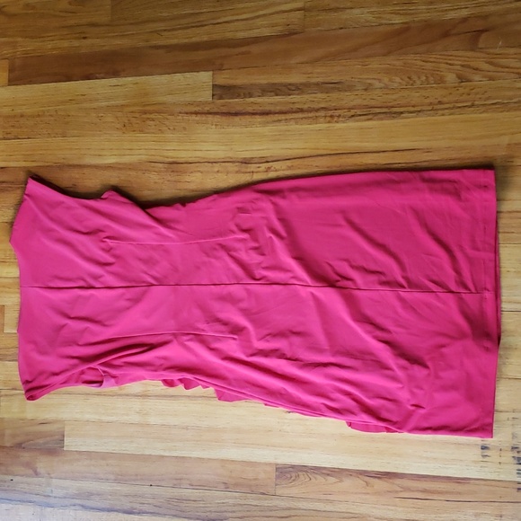 Dress Barn Red Midi Dress - Picture 4 of 4